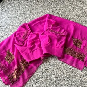 Vibrant Pink Sari